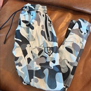 Baseball Lifestyle 101 Kids Black Joggers with Logo Accent